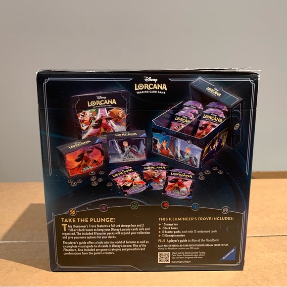 NEW Disney Lorcana TCG Rise of the Floodborn Illumineer's Trove Box SEALED - Picture 4 of 6
